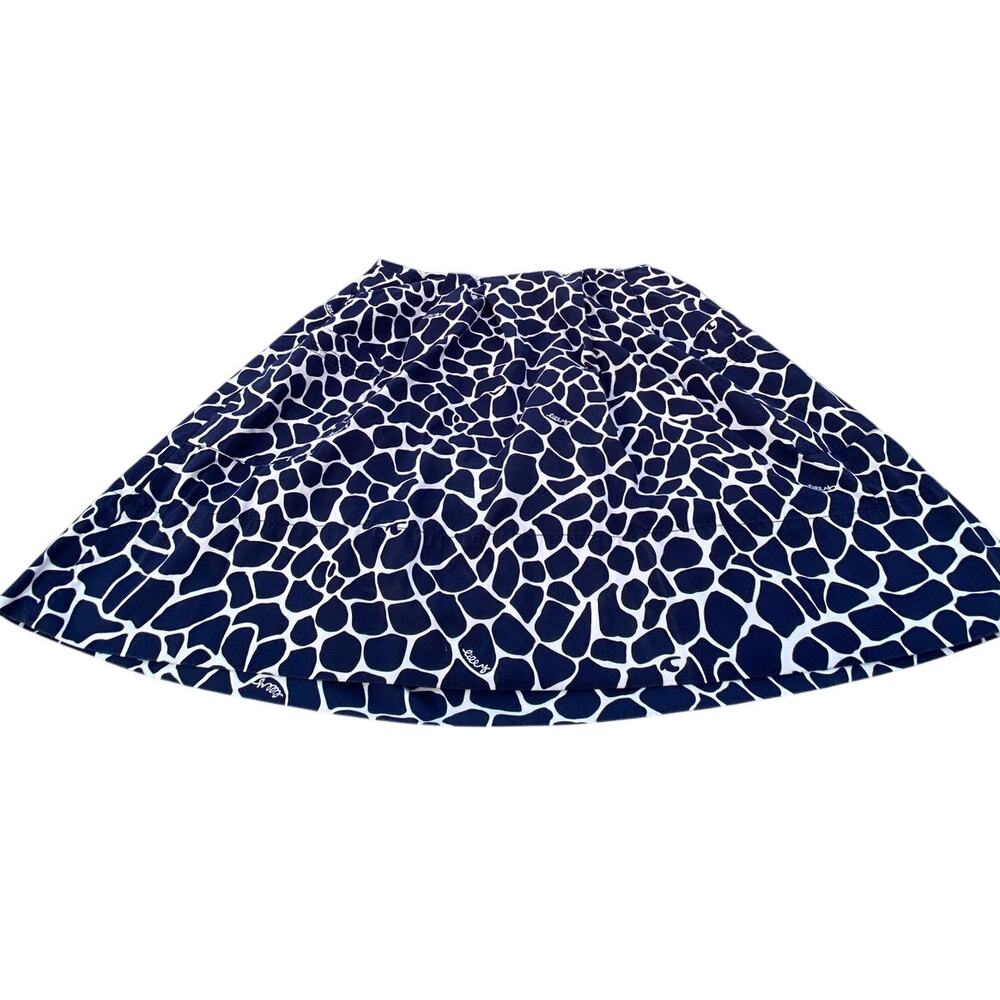 Lilly Pulitzer Giraffe Print Skirt - Blue/White - Size 14
